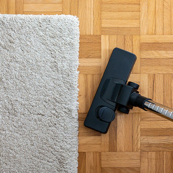 How to Clean an Area Rug on Hardwood